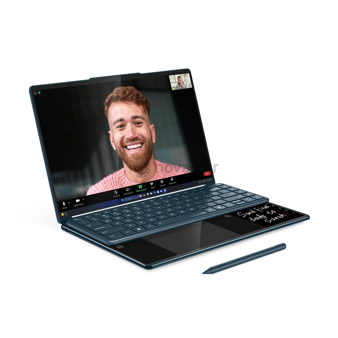 Lenovo Yoga Book 9i Gen 10, 14'', WQXGA+, OLED, 120 Hz, Ultra 7, 32 GB, 1 TB, W11P, ENG, mėlynas - Nešiojamasis kompiuteris