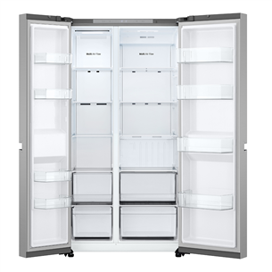 LG, Total No Frost, 638 L, aukštis 179 cm, sidabro spalvos - SBS Šaldytuvas