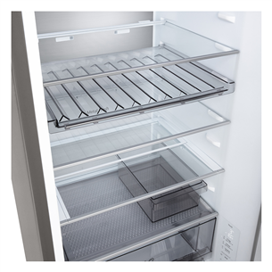 LG, NoFrost, 375 L, aukštis 203 cm, sidabro spalvos - Šaldytuvas