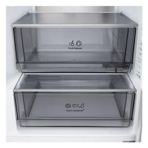 LG, NoFrost, 375 L, aukštis 203 cm, sidabro spalvos - Šaldytuvas