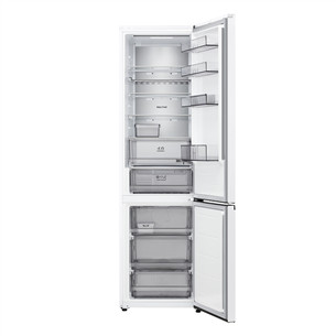 LG, NoFrost, 375 L, height 203 cm, white - Refrigerator