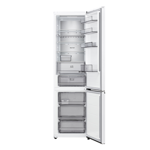 LG, NoFrost, 375 L, height 203 cm, white - Refrigerator