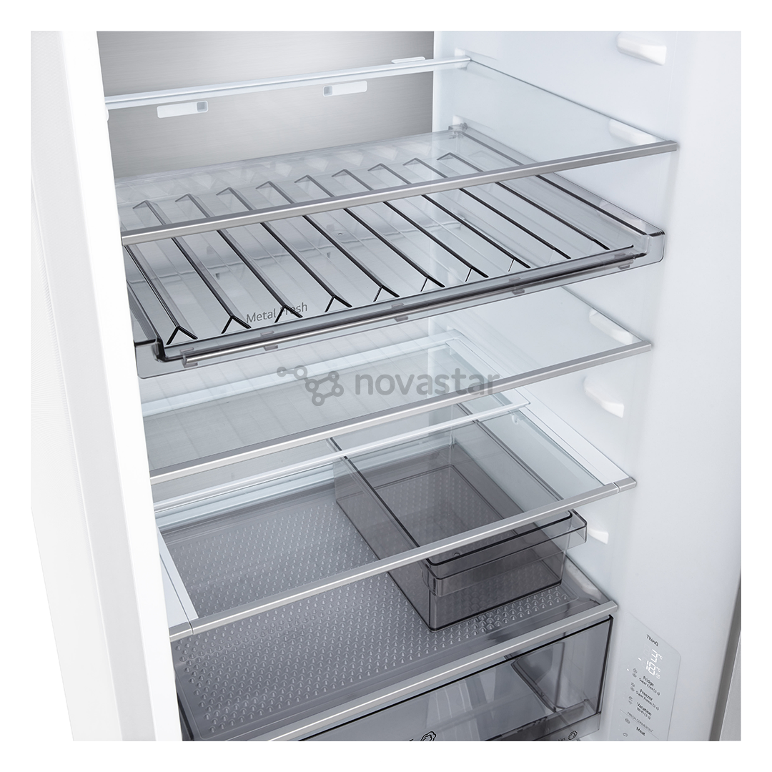 LG, NoFrost, 375 L, height 203 cm, white - Refrigerator