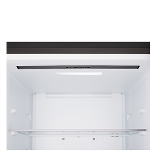 LG, Total No Frost, 333 L, aukštis 186 cm, matinis juodas - Šaldytuvas