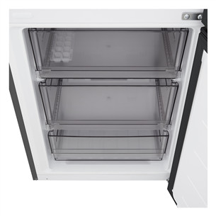 LG, Total No Frost, 333 L, aukštis 186 cm, matinis juodas - Šaldytuvas