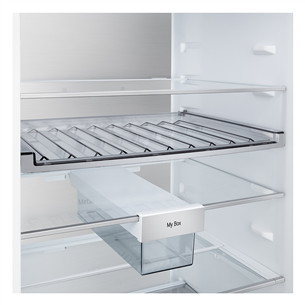 LG, Total No Frost, 375 L, aukštis 203 cm, juodo nerūdijančio plieno - Šaldytuvas