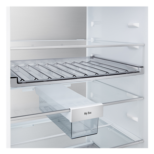 LG, Total No Frost, 375 L, aukštis 203 cm, juodo nerūdijančio plieno - Šaldytuvas