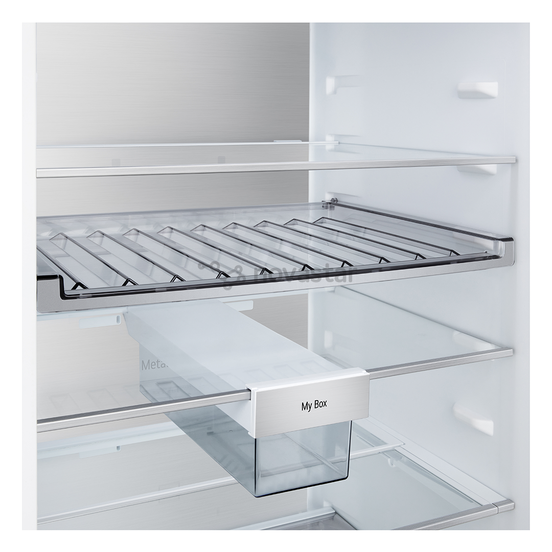 LG, Total No Frost, 375 L, aukštis 203 cm, juodo nerūdijančio plieno - Šaldytuvas