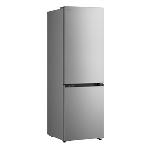 LG, Total No Frost, 333 L, height 186 cm, silver - Refrigerator