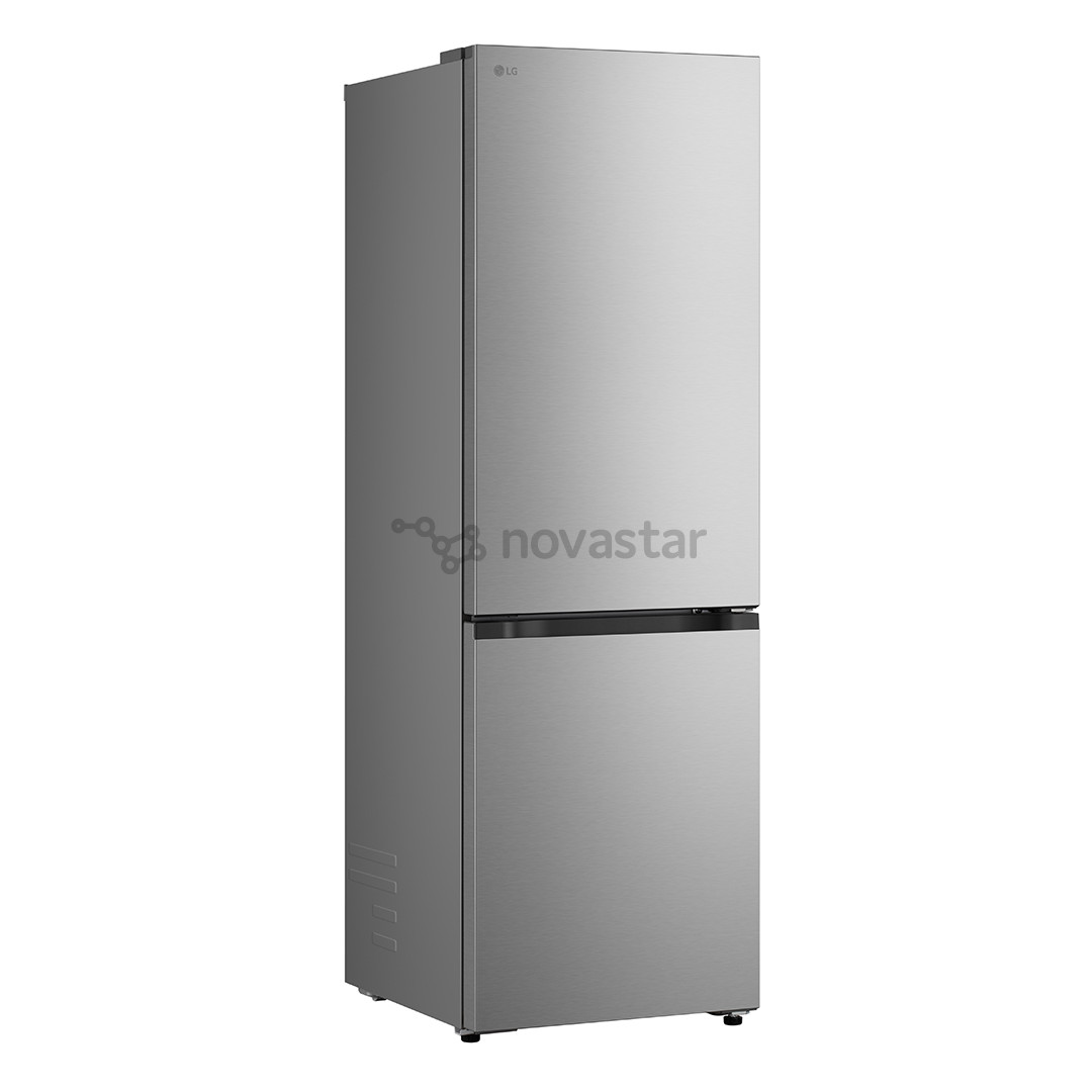 LG, Total No Frost, 333 L, height 186 cm, silver - Refrigerator