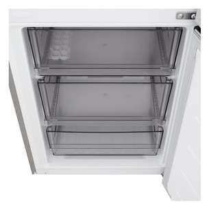 LG, Total No Frost, 333 L, height 186 cm, silver - Refrigerator