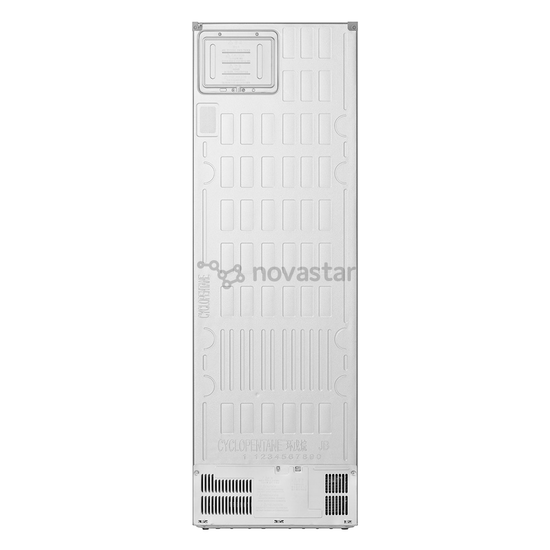LG, Total No Frost, 333 L, height 186 cm, silver - Refrigerator