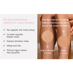 Braun Silk epil 7, baltas/rožinis - Epiliatorius