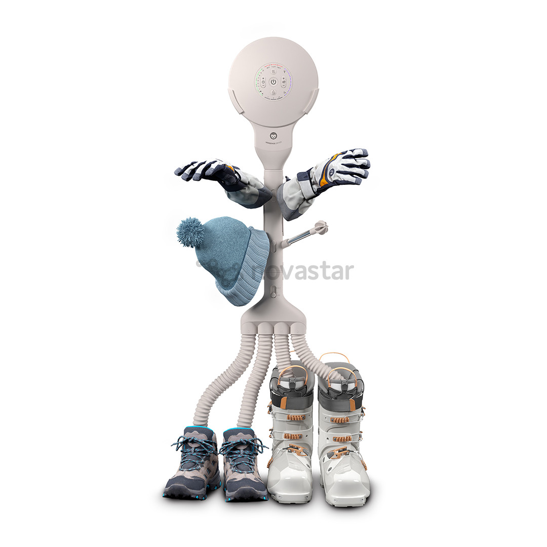 Hedgehog Buddy, 4x4, white - Shoe dryer