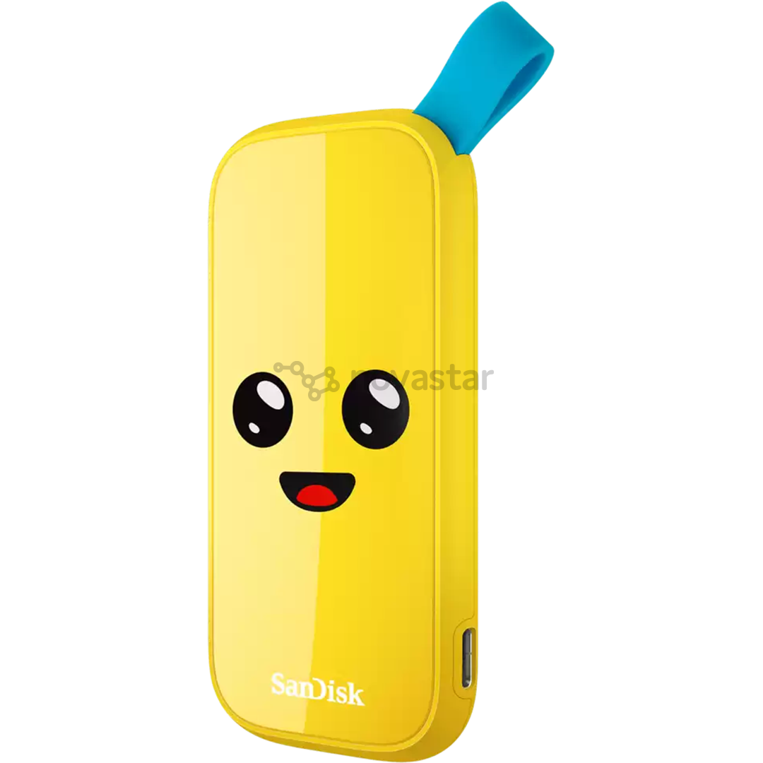 SanDisk Fortnite Portable SSD Peely Edition, 2 ТБ, желтый - Внешний накопитель SSD