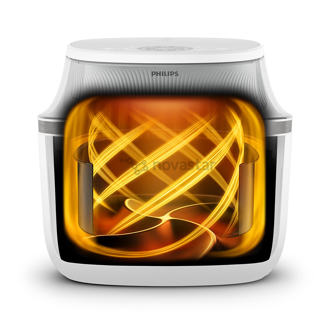 Philips 3000 Series, 6,2 L, 1700 W, balta - Karšto oro gruzdintuvė