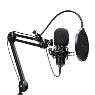 Trust GXT270 Emita II+, black - Microphone with arm