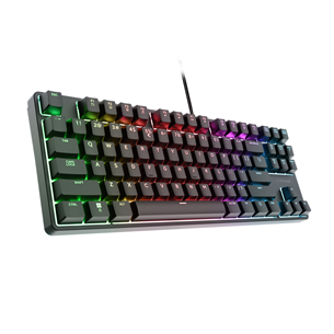 Trust GXT 864 Cada TKL, US, juoda - Klaviatūra