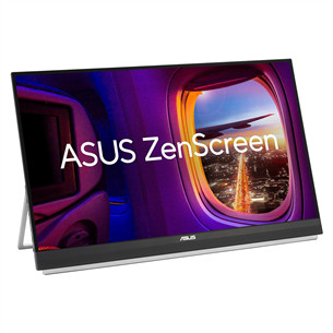 Asus Zenscreen MB229CF, 22'', 100 Hz, nešiojamas, pilkas- Monitorius