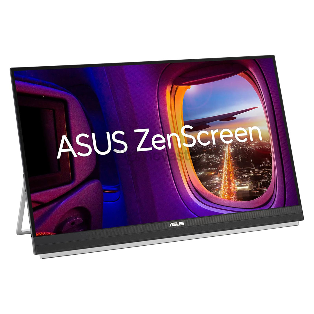 Asus Zenscreen MB229CF, 22'', 100 Hz, nešiojamas, pilkas- Monitorius