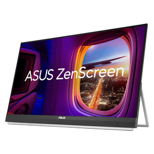 Asus Zenscreen MB229CF, 22'', 100 Hz, nešiojamas, pilkas- Monitorius