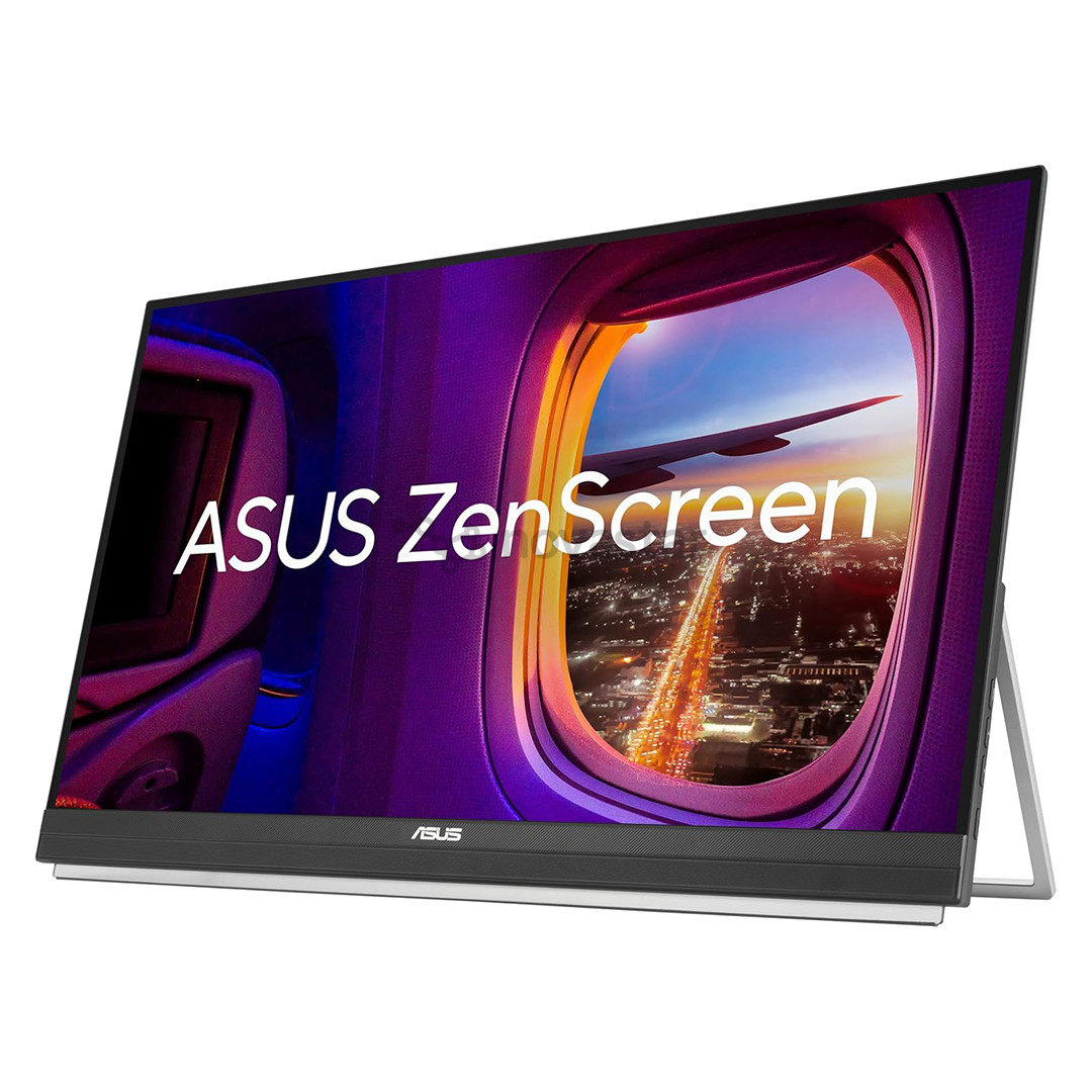 Asus Zenscreen MB229CF, 22'', 100 Hz, nešiojamas, pilkas- Monitorius