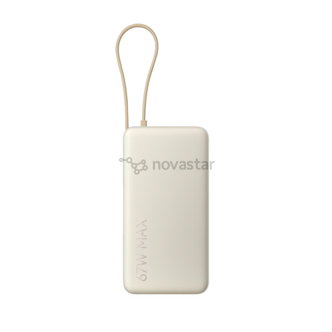 Xiaomi Power Bank, 20000 mAh, 67 W, smėlio spalvos - Išorinė baterija