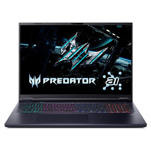 Acer Predator Helios Neo 18 AI, 18'', WQXGA, 165 Гц, Ultra 7, 16 ГБ, 512 ГБ, RTX 5060, ENG, черный - Ноутбук NH.QVFEL.001