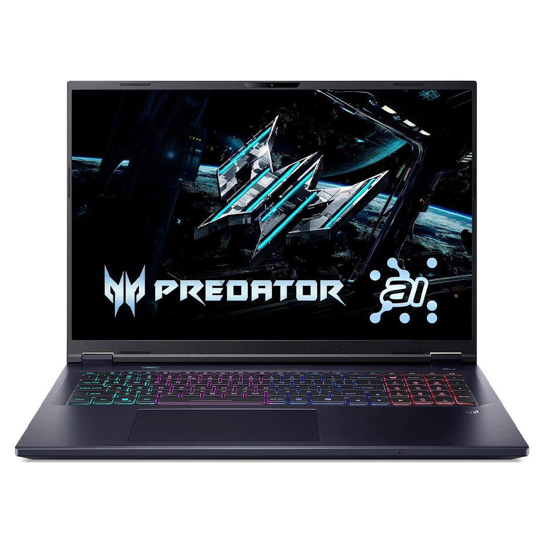 Acer Predator Helios Neo 18 AI, 18'', WQXGA, 165 Hz, Ultra 7, 16 GB, 512 GB, RTX 5060, ENG, juodas - Nešiojamasis kompiuteris