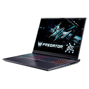 Acer Predator Helios Neo 18 AI, 18'', WQXGA, 165 Hz, Ultra 7, 16 GB, 512 GB, RTX 5060, ENG, juodas - Nešiojamasis kompiuteris