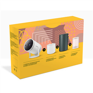 Samsung The Freestyle (Gen 2), 30-100", baltas/rožinis - Projektoriaus rinkinys