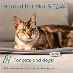 Beurer Lilli, 41 x 34 см, серый - Подогреваемый коврик для животных