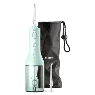 Philips Sonicare Cordless Power Flosser 3000, žalias - Irigatorius HX3826/24