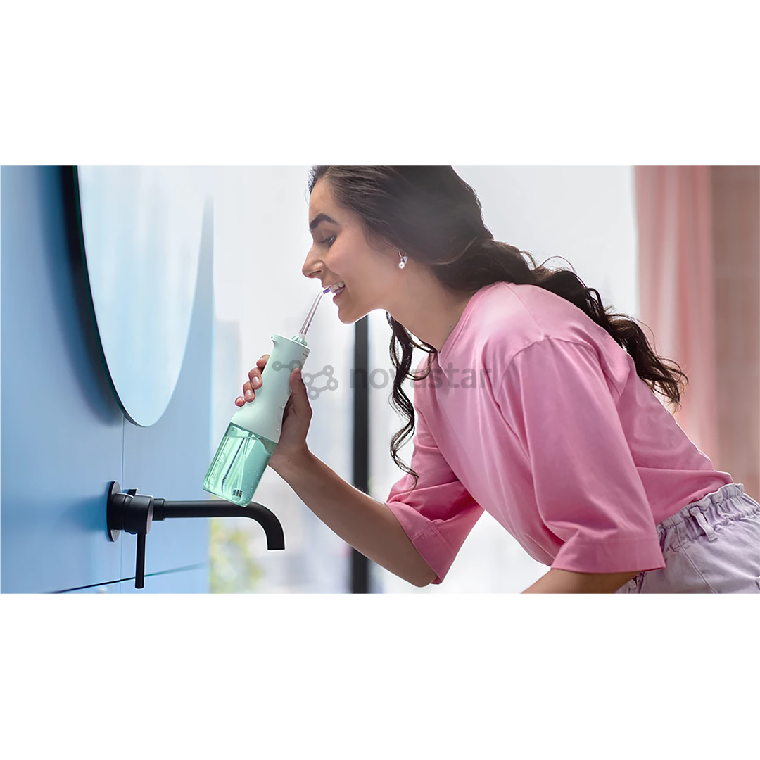 Philips Sonicare Cordless Power Flosser 3000, žalias - Irigatorius