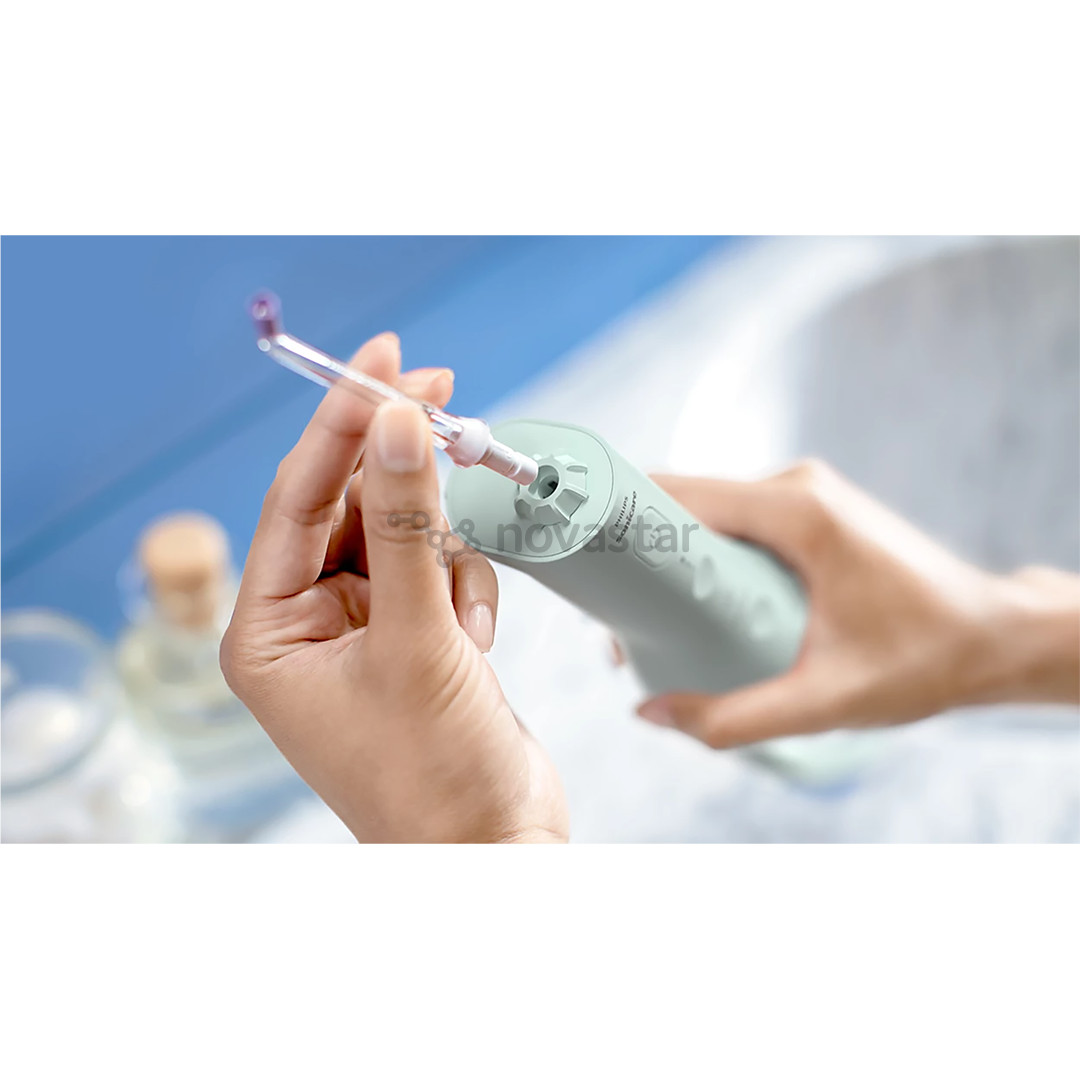 Philips Sonicare Cordless Power Flosser 3000, žalias - Irigatorius