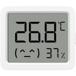 Xiaomi Smart Temperature and Humidity Monitor 3 Mini, baltas - Išmanusis temperatūros ir drėgmės jutiklis QBH4312GL