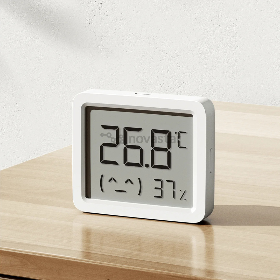 Xiaomi Smart Temperature and Humidity Monitor 3 Mini, baltas - Išmanusis temperatūros ir drėgmės jutiklis
