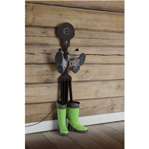 Hedgehog Buddy, 4x4, black - Shoe dryer