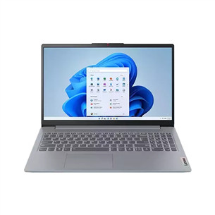Lenovo IdeaPad Slim 3 Gen 8, 15,6'', Ryzen 5, 16 GB, 512 GB, ENG, pilkas - Nešiojamasis kompiuteris 82XQ013BLT