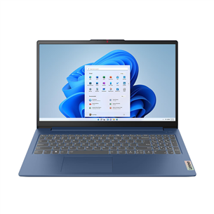 Lenovo IdeaPad Slim 3 Gen 8, 15,6'', Ryzen 5, 16 ГБ, 512 ГБ, ENG, темно-синий - Ноутбук 82XQ00SRLT