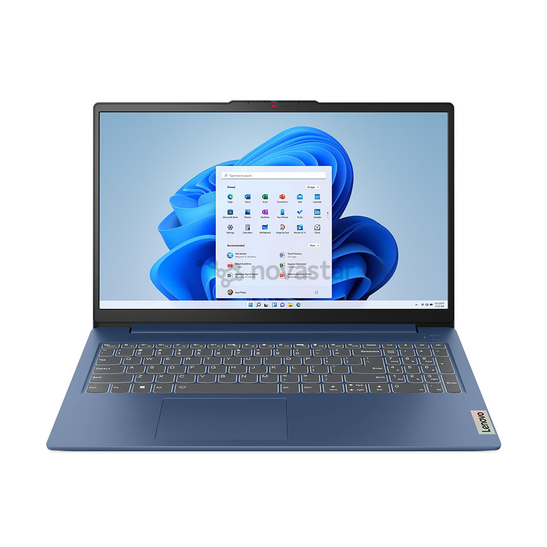 Lenovo IdeaPad Slim 3 Gen 8, 15,6'', Ryzen 5, 16 GB, 512 GB, ENG, abyss blue - Notebook 82XQ00SRLT