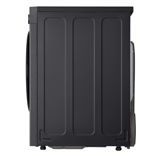 LG, Heat pump, 9 kg, depth 66 cm, matte black - Clothes dryer