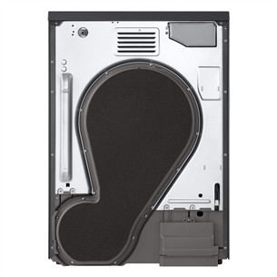 LG, Heat pump, 9 kg, depth 66 cm, matte black - Clothes dryer