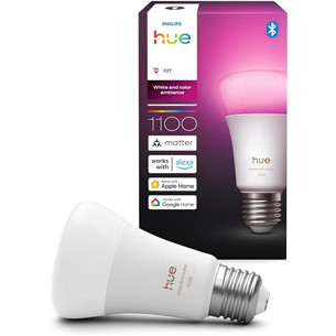 Philips Hue White and Color Ambiance, E27, spalvota - Išmanioji lemputė