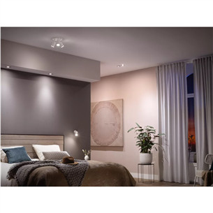 Philips Hue White Ambiance, GU10, 2 vnt., baltos - Išmaniosios lemputės