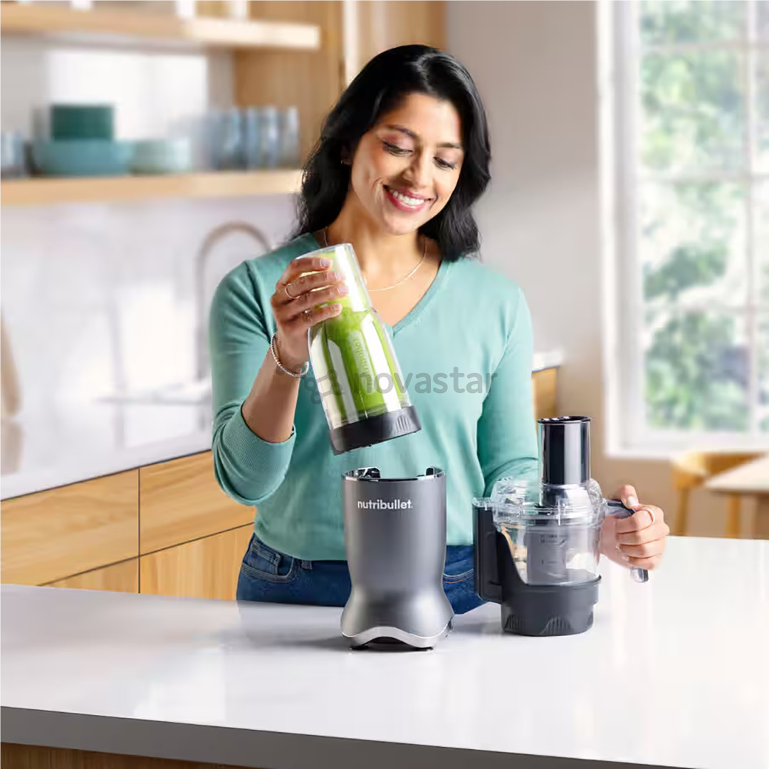 Nutribullet Ultra Plus+, 1200 W, tamsiai pilkas - Trintuvas