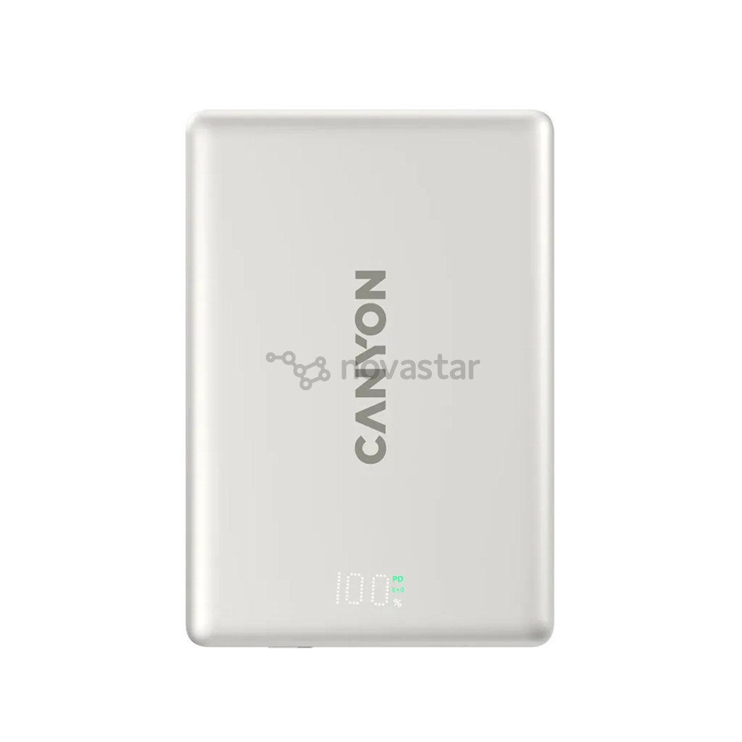 Canyon On Power 500. 5000 mAh, pilka - Išorinė baterija