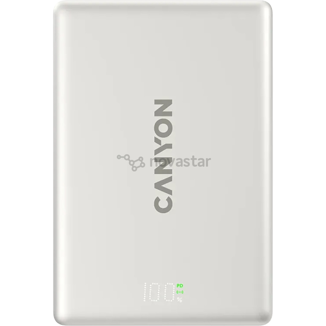 Canyon OnPower 511, 10000 mAh, pilka - Išorinė baterija