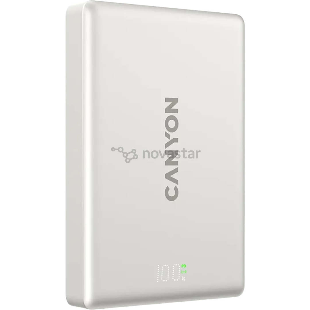 Canyon OnPower 511, 10000 mAh, pilka - Išorinė baterija