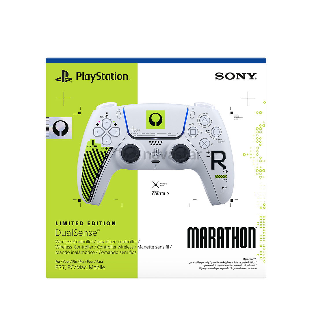 Sony DualSense Marathon Limited Edition, PlayStation 5, baltas/žalias - Žaidimų pultelis
